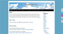 Desktop Screenshot of informationageprayer.com